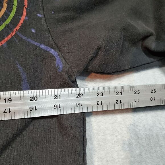 Boy Scouts Hoodie Mens Small Black Eagle Graphic Fleece Lined Pullover Sweater - Picture 3 of 8